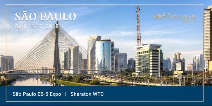 EB5Investors 2018 São Paulo EB-5 Expo – April 11 & 12, 2018